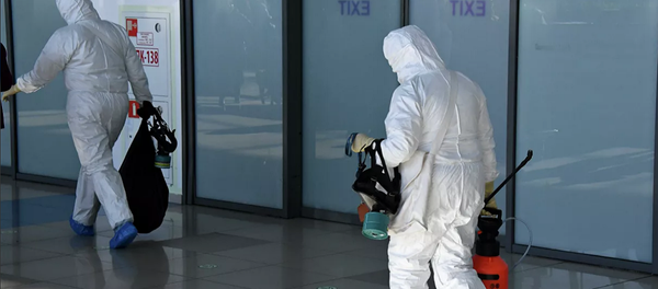 Медицинские работники в Аэропорту во Владивостоке Медицинские работники в Аэропорту во Владивостоке - 俄罗斯卫星通讯社