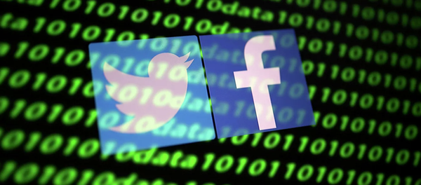 Лого Twitter и Facebook - 俄罗斯卫星通讯社