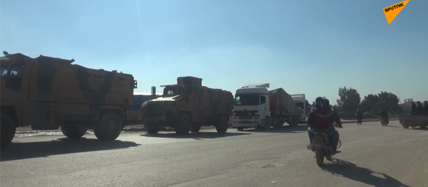 土耳其軍事裝備越過土敘邊界 土耳其軍事裝備越過土敘邊界 - 俄羅斯衛星通訊社