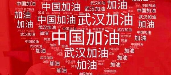 Пост российских студентов в поддержку китайцев Пост российских студентов в поддержку китайцев - 俄羅斯衛星通訊社