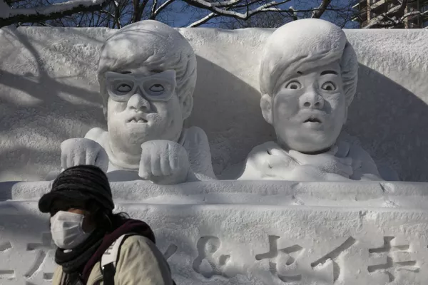 日本札幌冰雪節上的雪雕 日本札幌冰雪節上的雪雕 - 俄羅斯衛星通訊社