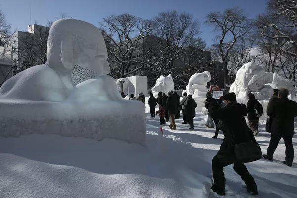 日本札幌冰雪節上的雪雕 日本札幌冰雪節上的雪雕 - 俄羅斯衛星通訊社