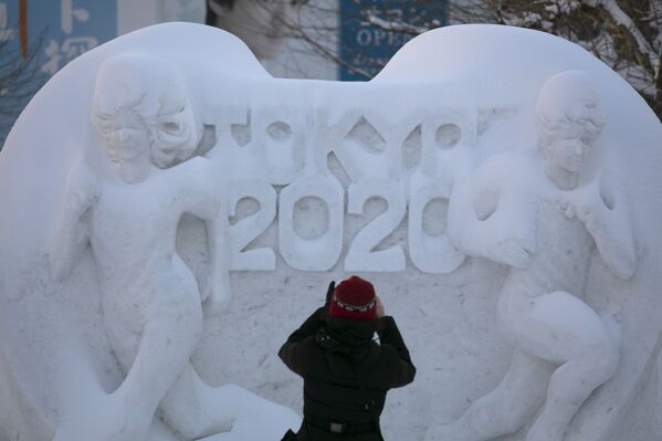 日本札幌冰雪节上的雪雕 - 俄罗斯卫星通讯社
