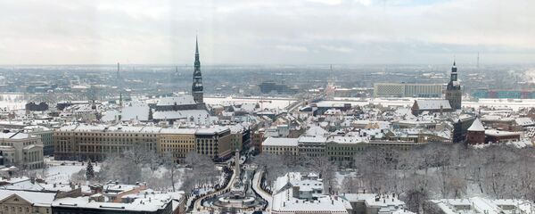 Вид на Ригу с панорамной обзорной площадки Вид на Ригу с панорамной обзорной площадки - 俄罗斯卫星通讯社