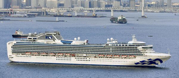 Круизный лайнер Diamond Princess  - 俄罗斯卫星通讯社