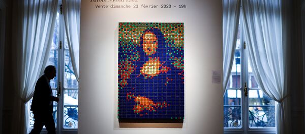 Мона Лиза из кубиков Рубика - 俄罗斯卫星通讯社