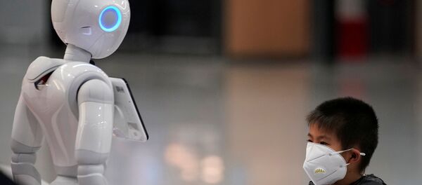 测体温、提醒戴口罩、方舱领舞……机器人在战“疫”行动中大显身手 测体温、提醒戴口罩、方舱领舞……机器人在战“疫”行动中大显身手 - 俄罗斯卫星通讯社