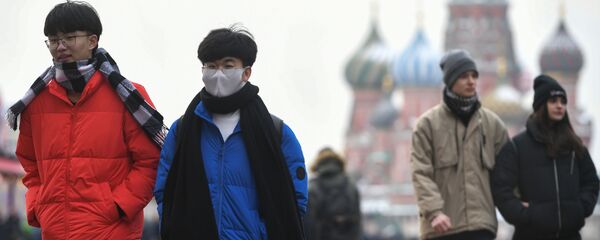 Туристы из Китая в Москве на Красной площади. - 俄罗斯卫星通讯社