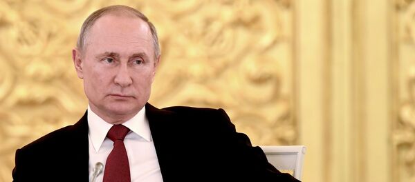 6 февраля 2020. Президент РФ Владимир Путин на совместном расширенном заседании президиума Государственного совета и Совета при президенте по науке и образованию в БКД 6 февраля 2020. Президент РФ Владимир Путин на совместном расширенном заседании президиума Государственного совета и Совета при президенте по науке и образованию в БКД - 俄羅斯衛星通訊社