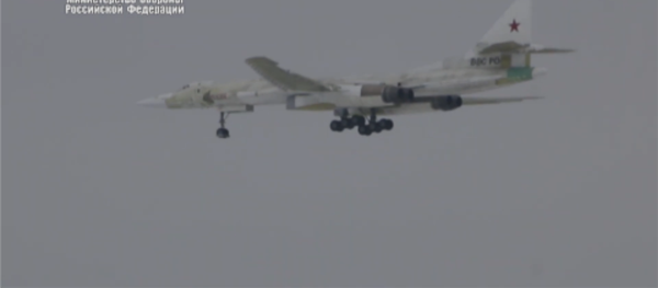 Минобороны показало видео первого полета ракетоносца Ту-160М  - 俄罗斯卫星通讯社