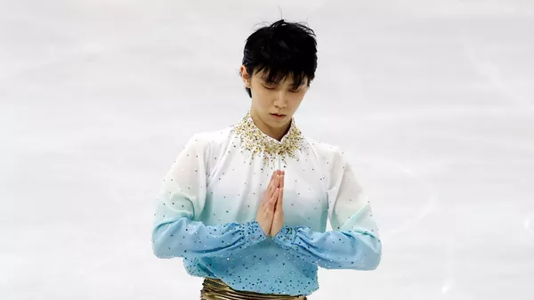 Японский фигурист Юдзуру Ханю выступает на Four Continents Figure Skating Championships в Сеуле - 俄罗斯卫星通讯社