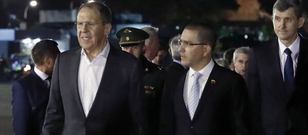 Министр иностранных дел РФ Сергей Лавров и министр иностранных дел Венесуэлы Хорхе Арреаса   - 俄罗斯卫星通讯社