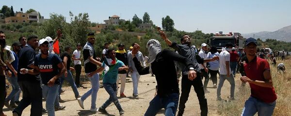 Столкновения палестинцев с израильтянами  - 俄羅斯衛星通訊社