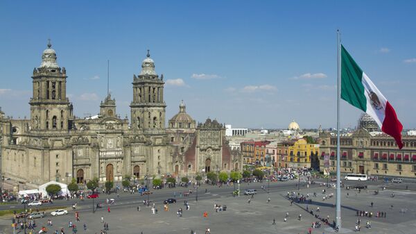 Вид на центральную площадь Мехико - 俄羅斯衛星通訊社