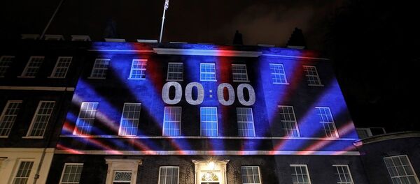 A digital Brexit countdown clock A digital Brexit countdown clock - 俄罗斯卫星通讯社