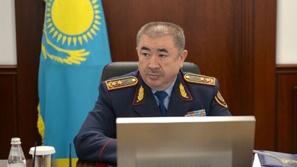 Министр внутренних дел Казахстана Ерлан Тургумбаев - 俄罗斯卫星通讯社