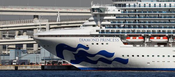 Круизный лайнер Diamond Princess Круизный лайнер Diamond Princess - 俄罗斯卫星通讯社