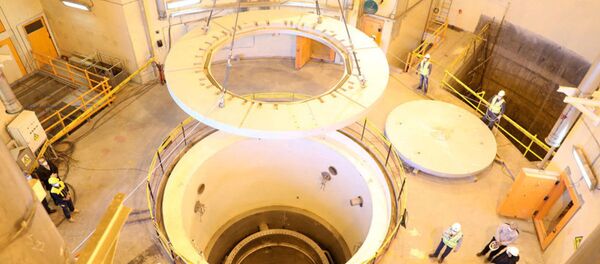 Вид на водный ядерный реактор в Араке, Иран 23 декабря 2019 г. - 俄罗斯卫星通讯社