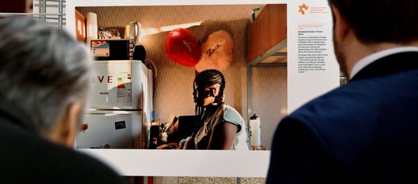 Выставка работ победителей Международного конкурса фотожурналистики имени Андрея Стенина в здании Европейского совета в Страсбурге - 俄羅斯衛星通訊社