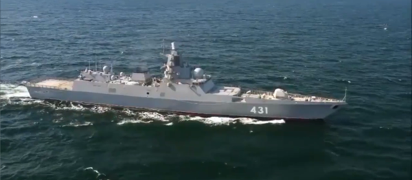 “卡萨托诺夫海军上将“号新型护卫舰海试视频曝光 “卡萨托诺夫海军上将“号新型护卫舰海试视频曝光 - 俄罗斯卫星通讯社