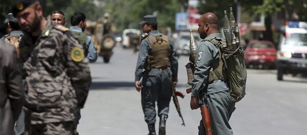 Сотрудники безопасности в Афганистане - 俄羅斯衛星通訊社