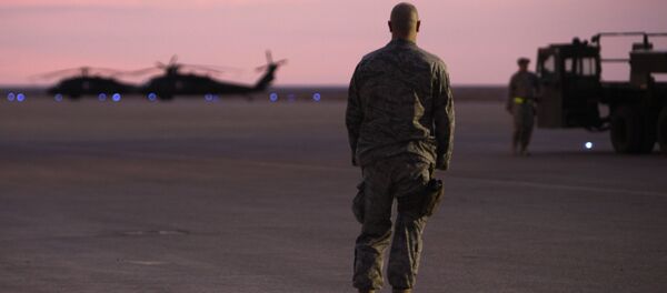 Американский военный на авиабазе Эйн-аль-Асад в Ираке - 俄罗斯卫星通讯社