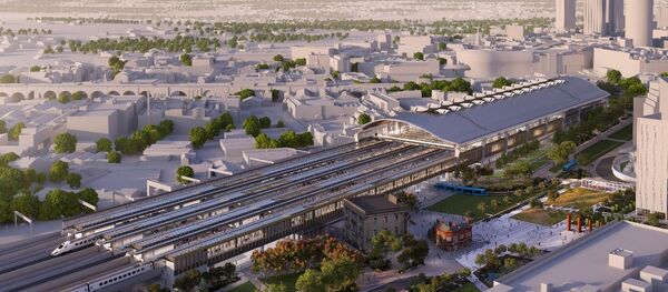 Станция будущей скоростной линии High Speed 2 (HS2) между Лондоном и Бирмингемом - 俄罗斯卫星通讯社