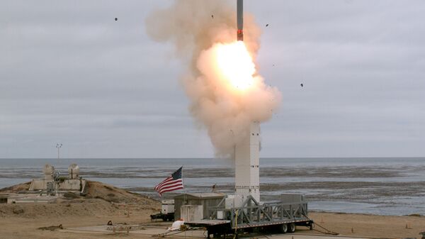 Испытания крылатой ракеты наземного базирования в США, запрещенную Договором о ликвидации ракет средней и меньшей дальности - 俄罗斯卫星通讯社