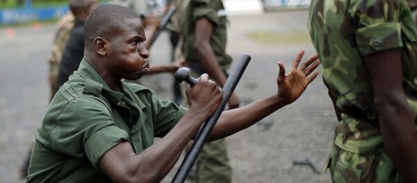 Тренировка новобранцев в полиции. ЦАР - 俄罗斯卫星通讯社