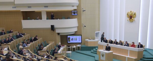 Заседание Совета Федерации РФ - 俄罗斯卫星通讯社