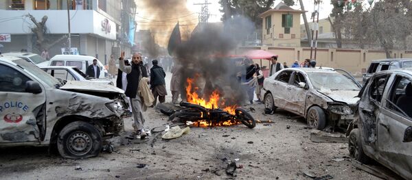 Взрыв в Кветте. Пакистан - 俄罗斯卫星通讯社