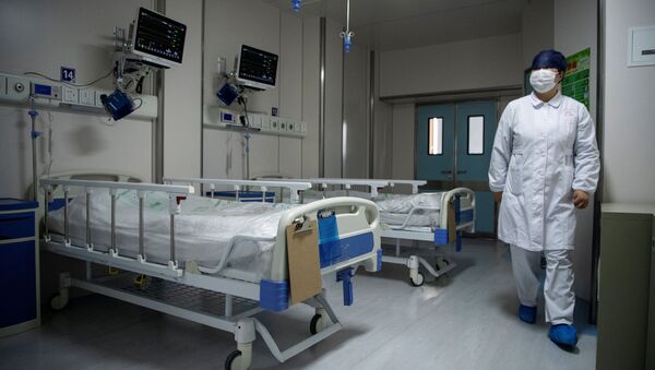 Медсестра в карантинном отделении для пациентов - 俄羅斯衛星通訊社