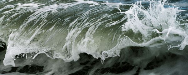 Волны на черном море в Крыму. Волны на черном море в Крыму. - 俄罗斯卫星通讯社