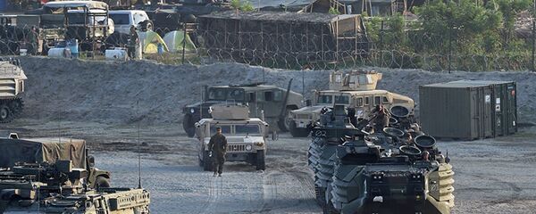 Американские войска в лагере на Филиппинах - 俄羅斯衛星通訊社