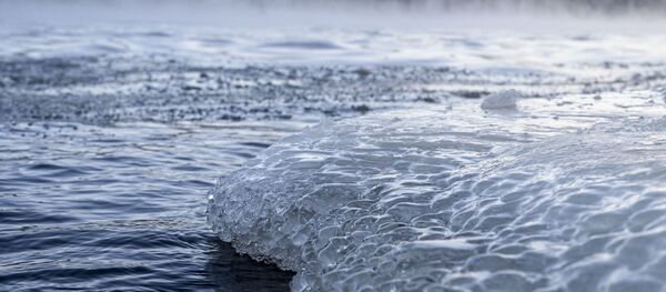 Вид на замерзшую реку Шуя в Карелии Вид на замерзшую реку Шуя в Карелии - 俄羅斯衛星通訊社