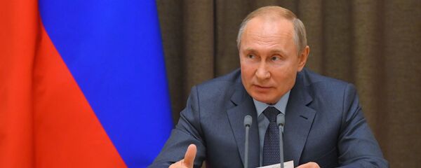 Президент РФ Владимир Путин - 俄罗斯卫星通讯社