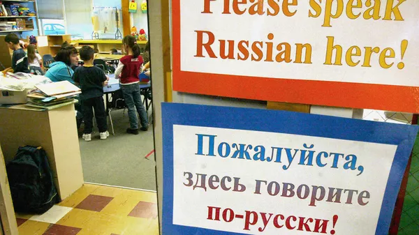 Занятия по русскому языку в начальной школе - 俄羅斯衛星通訊社