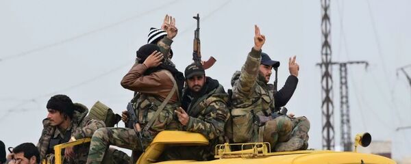 Подразделения сирийской армии в провинции Идлиб - 俄罗斯卫星通讯社