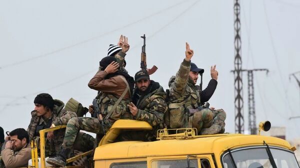Подразделения сирийской армии в провинции Идлиб - 俄羅斯衛星通訊社