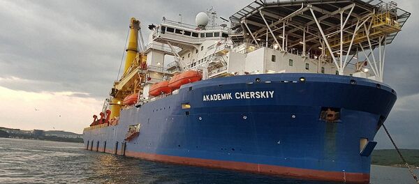 Краново-монтажное трубоукладочное судно Академик Черский - 俄羅斯衛星通訊社