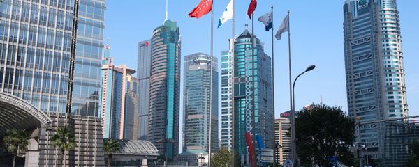 Район Пудун в Шанхае, Китай - 俄罗斯卫星通讯社