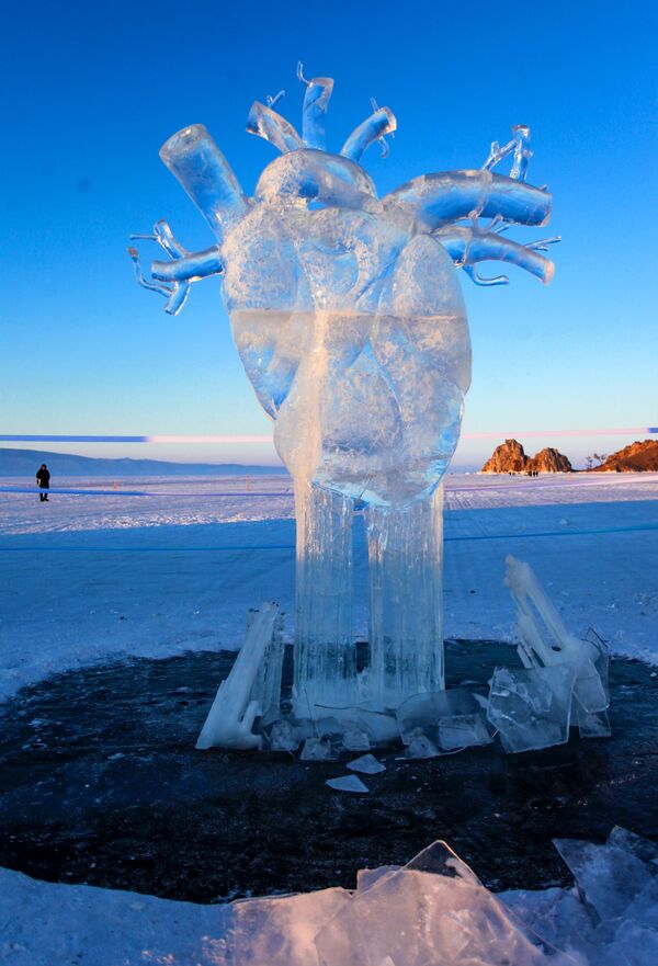 冰雕節上的冰雕 - 俄羅斯衛星通訊社