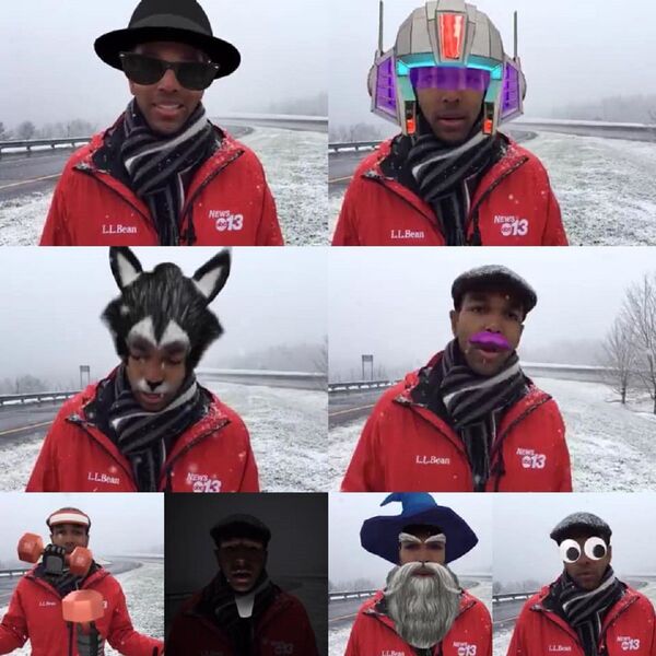 記者在直播時不知道智能手機上的濾鏡已開 - 俄羅斯衛星通訊社