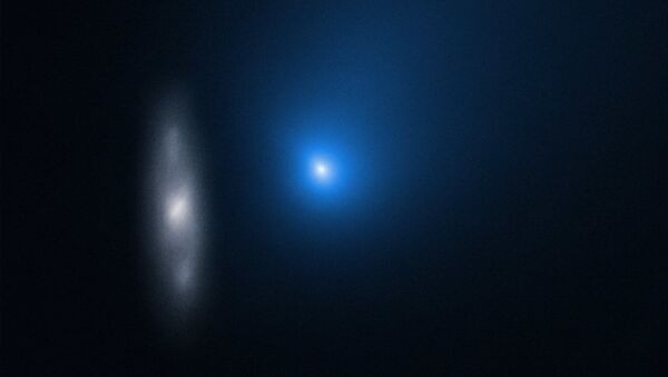Комета 2I Borisov и далекая галактика - 俄罗斯卫星通讯社