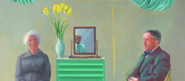 藝術家霍克尼向公眾展示導致其與父母爭吵的畫作 藝術家霍克尼向公眾展示導致其與父母爭吵的畫作 - 俄羅斯衛星通訊社