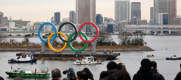 Олимпийские кольца в Токио - 俄罗斯卫星通讯社