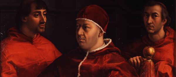 Портрет Льва X с кардиналами Джулио Медичи и Луиджи Росси - 俄罗斯卫星通讯社