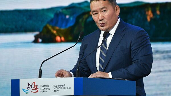 Президент Монголии Халтмаагийн Баттулга - 俄羅斯衛星通訊社