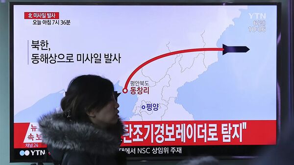 韩国军方：朝鲜两枚短程弹道导弹飞行370公里 - 俄罗斯卫星通讯社