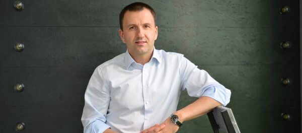 Глава Российского союза молодежи Павел Красноруцкий - 俄罗斯卫星通讯社